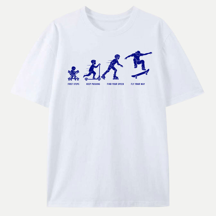 Evolution of Skate T-Shirt