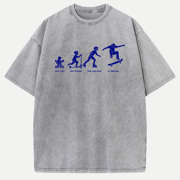 Evolution of Skate T-Shirt