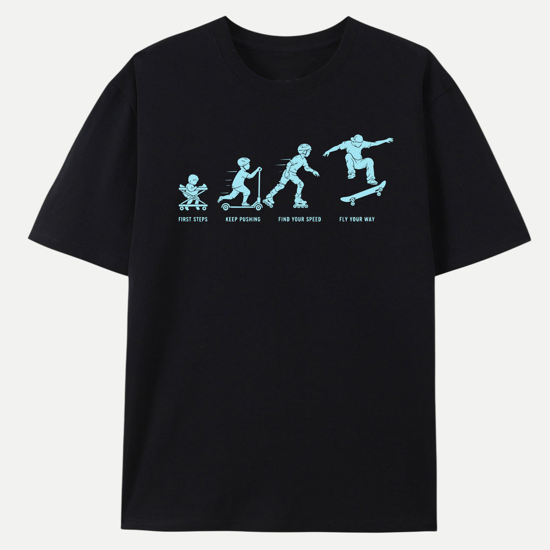 Evolution of Skate T-Shirt