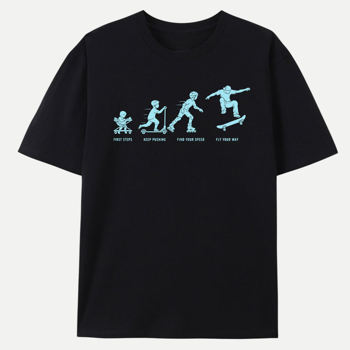 Evolution of Skate T-Shirt