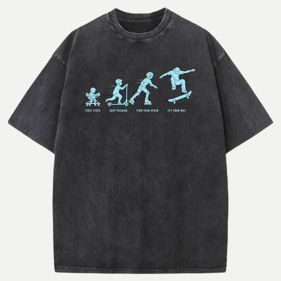 Evolution of Skate T-Shirt