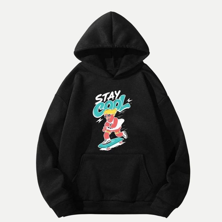 Stay Cool Cartoon Skateboarder T-Shirt
