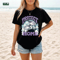 Protect Our Home Shore Bird Graphic T-shirt, Beach Summer Tee