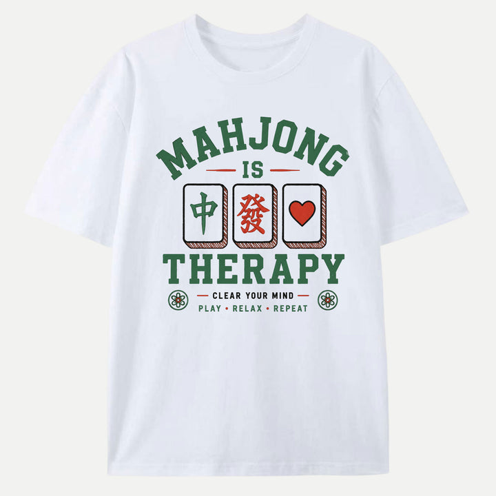 Mahjong Is Therapy Graphic T-Shirt