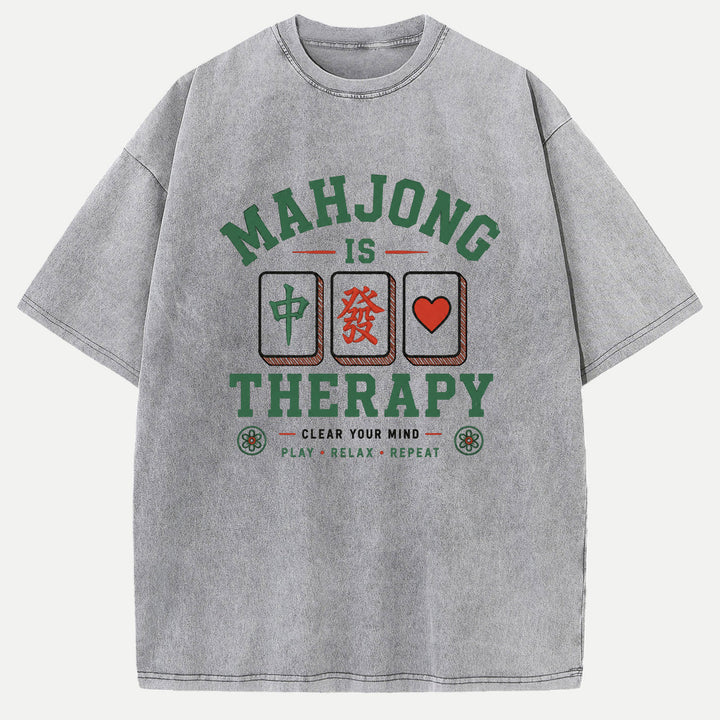 Mahjong Is Therapy Graphic T-Shirt