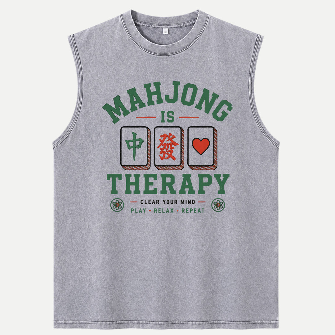 Mahjong Is Therapy Graphic T-Shirt