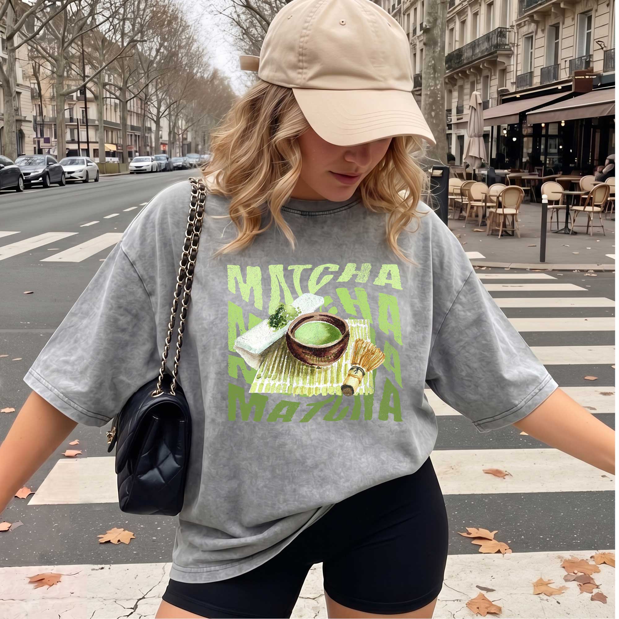 Japanese Matcha Lover Graphic T-shirt