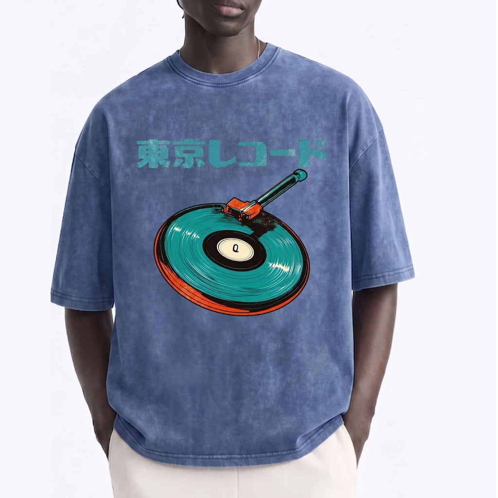 Tokyo Record Vintage Vinyl Graphic T-Shirt