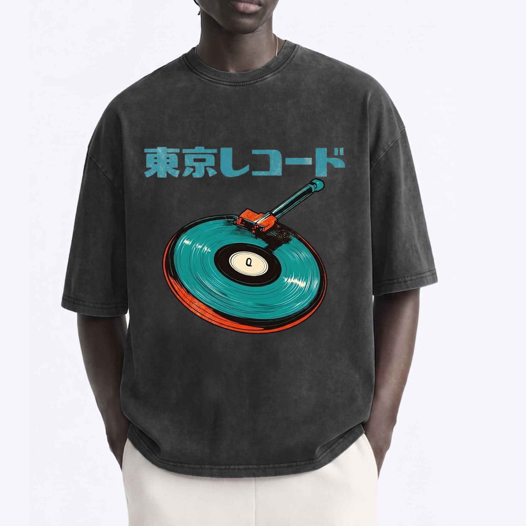 Tokyo Record Vintage Vinyl Graphic T-Shirt