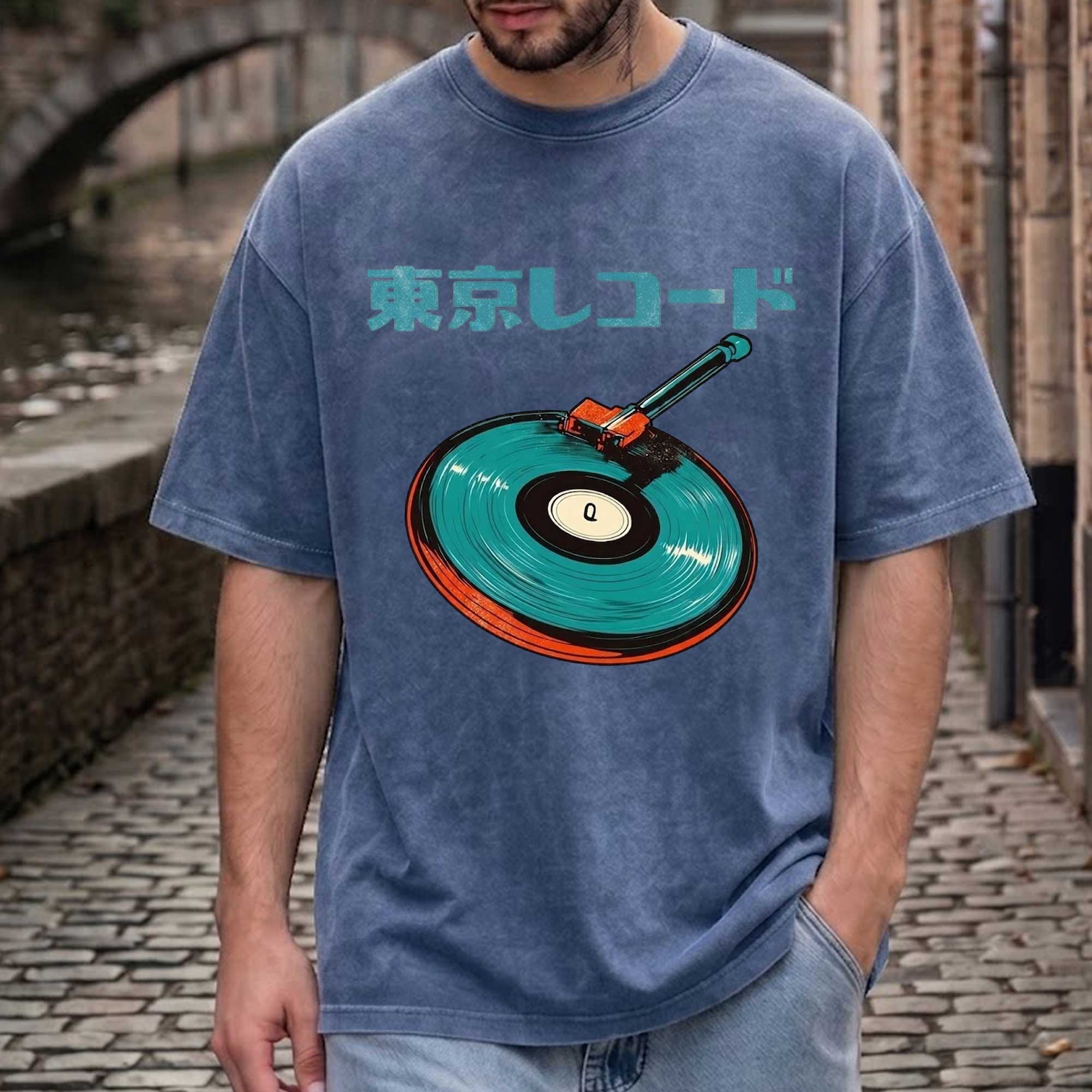 Tokyo Record Vintage Vinyl Graphic T-Shirt