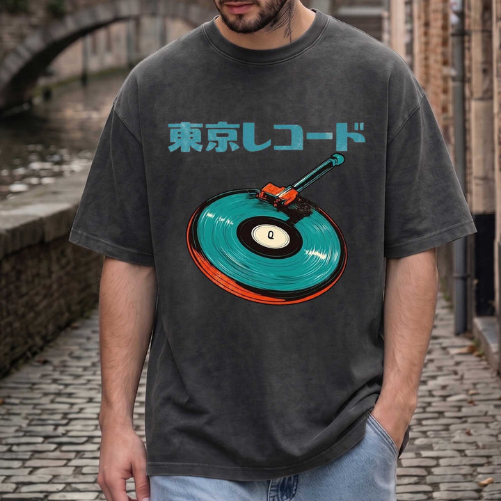 Tokyo Record Vintage Vinyl Graphic T-Shirt