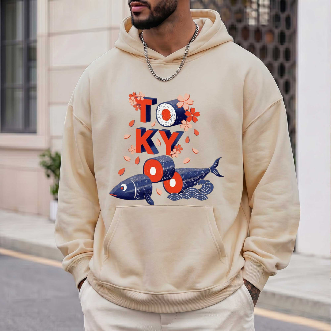 Tokyo Sushi Graphic Hoodie