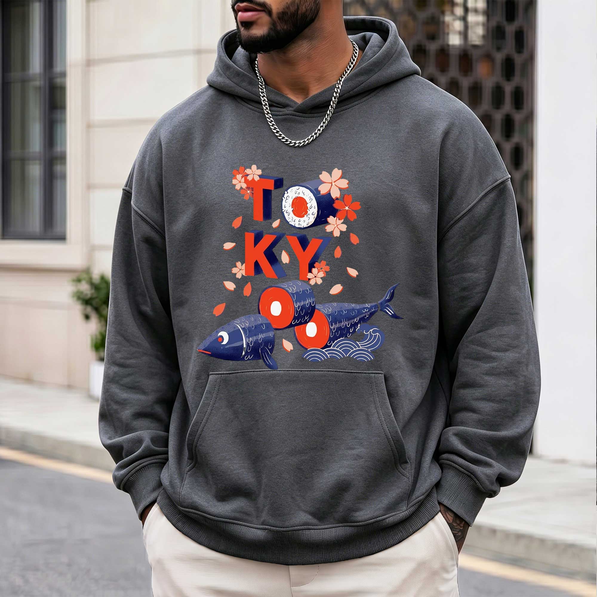 Tokyo Sushi Graphic Hoodie