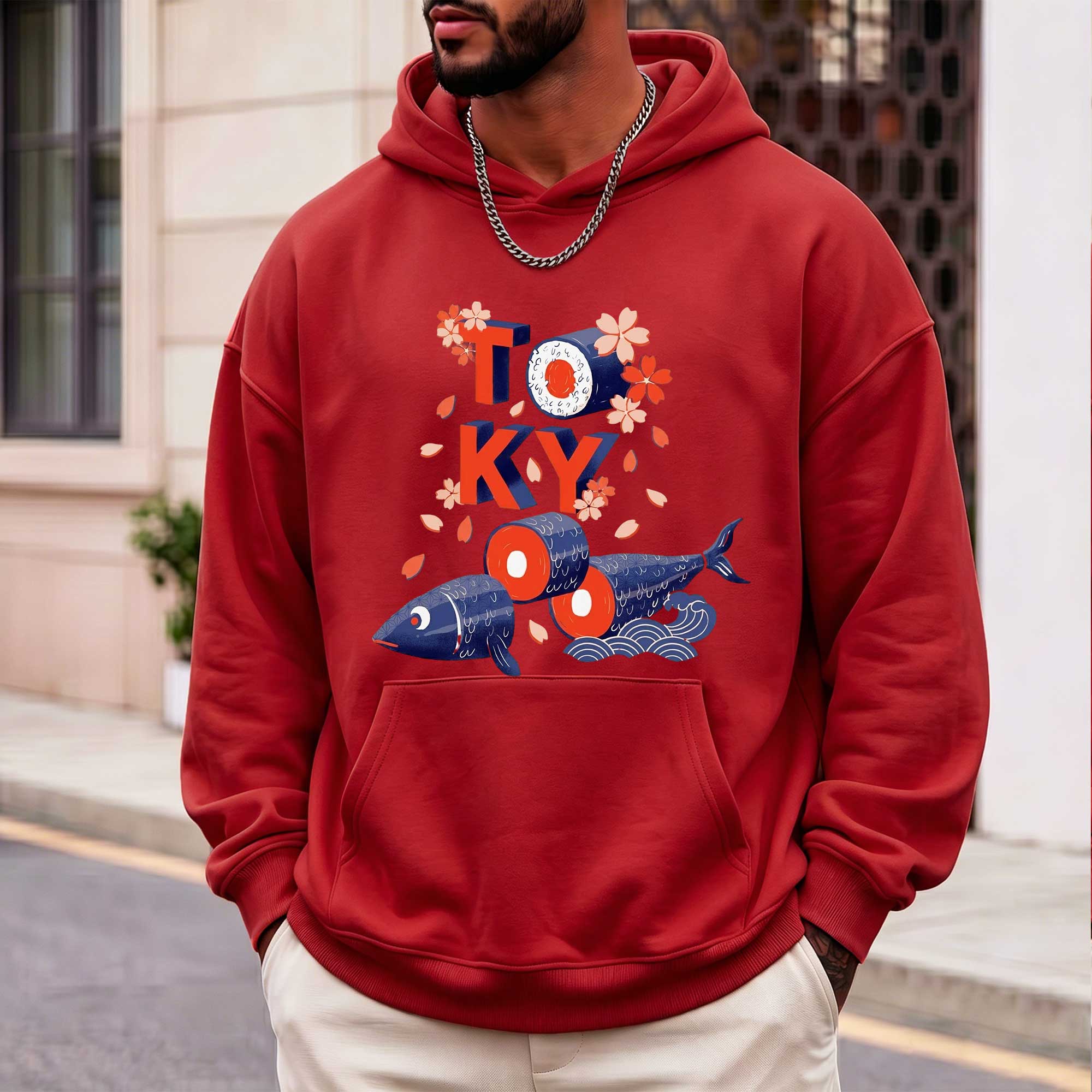 Tokyo Sushi Graphic Hoodie