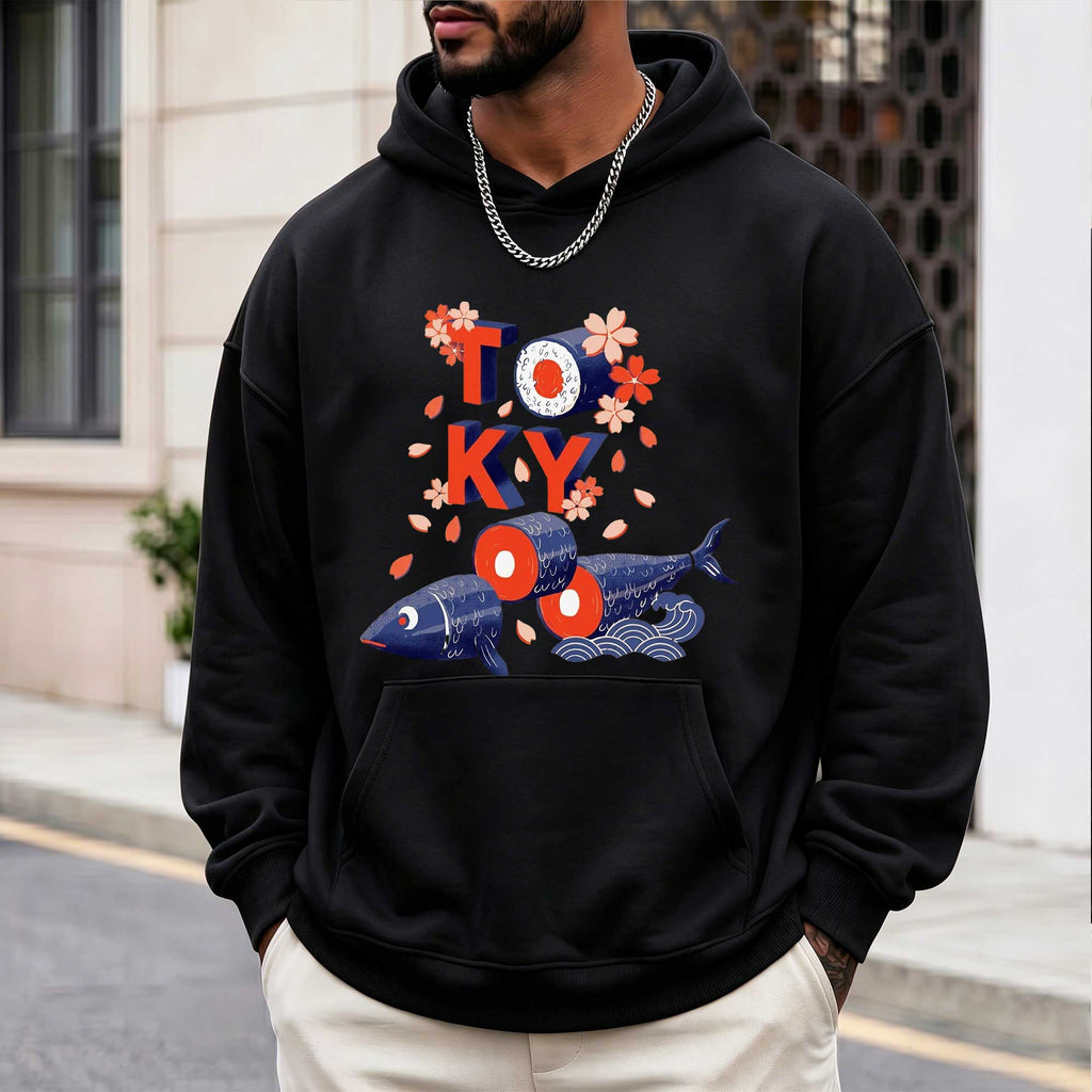 Tokyo Sushi Graphic Hoodie