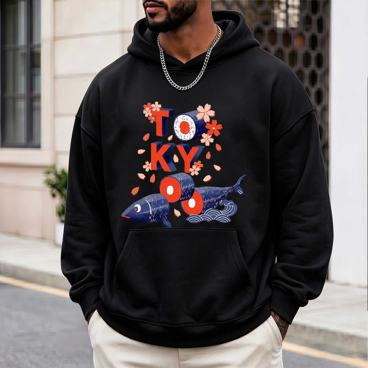 Tokyo Sushi Graphic Hoodie