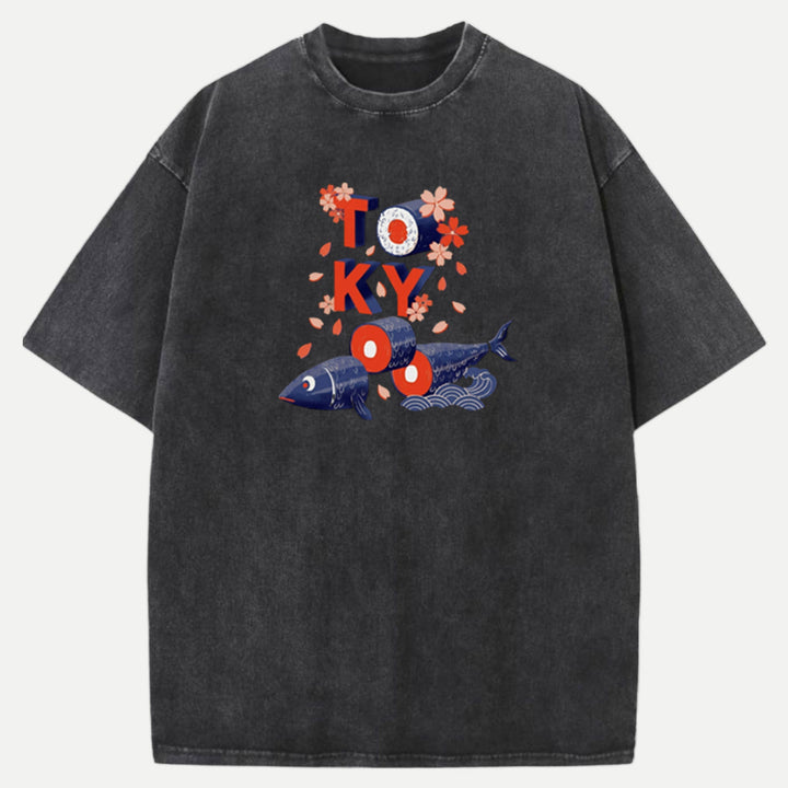 Tokyo Sushi Graphic Hoodie