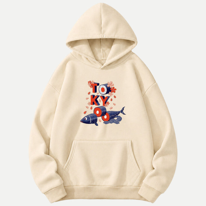 Tokyo Sushi Graphic Hoodie