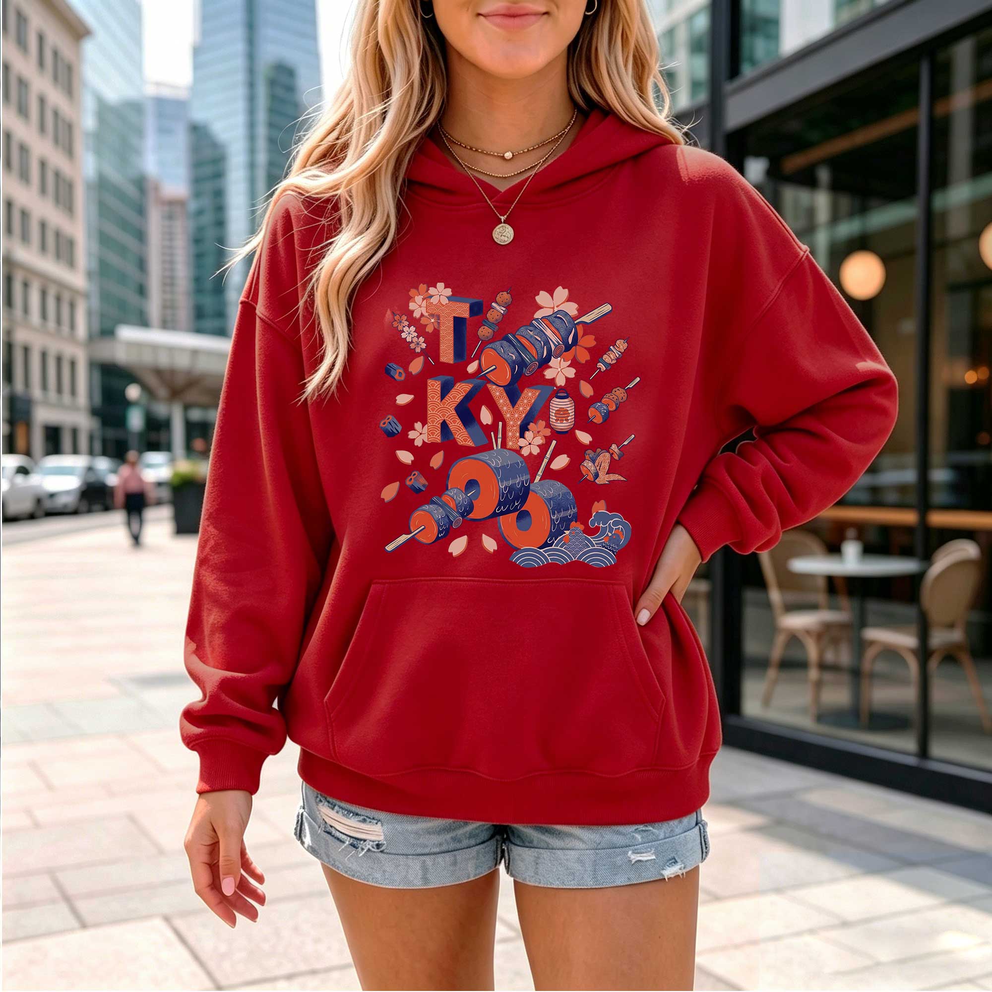 Tokyo Food Graphic Hoodie