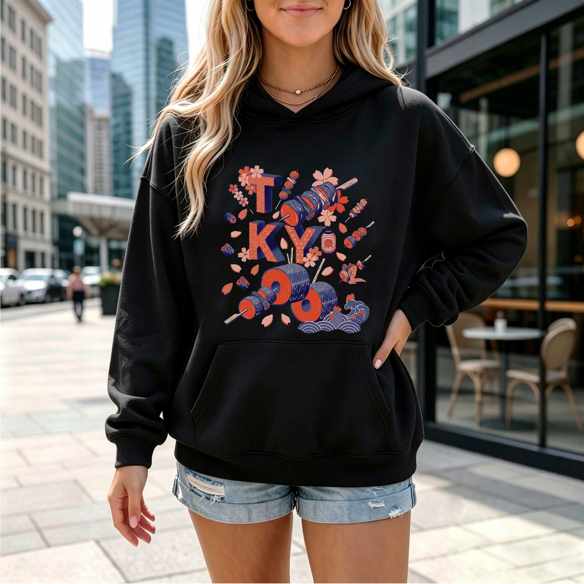 Tokyo Food Graphic Hoodie