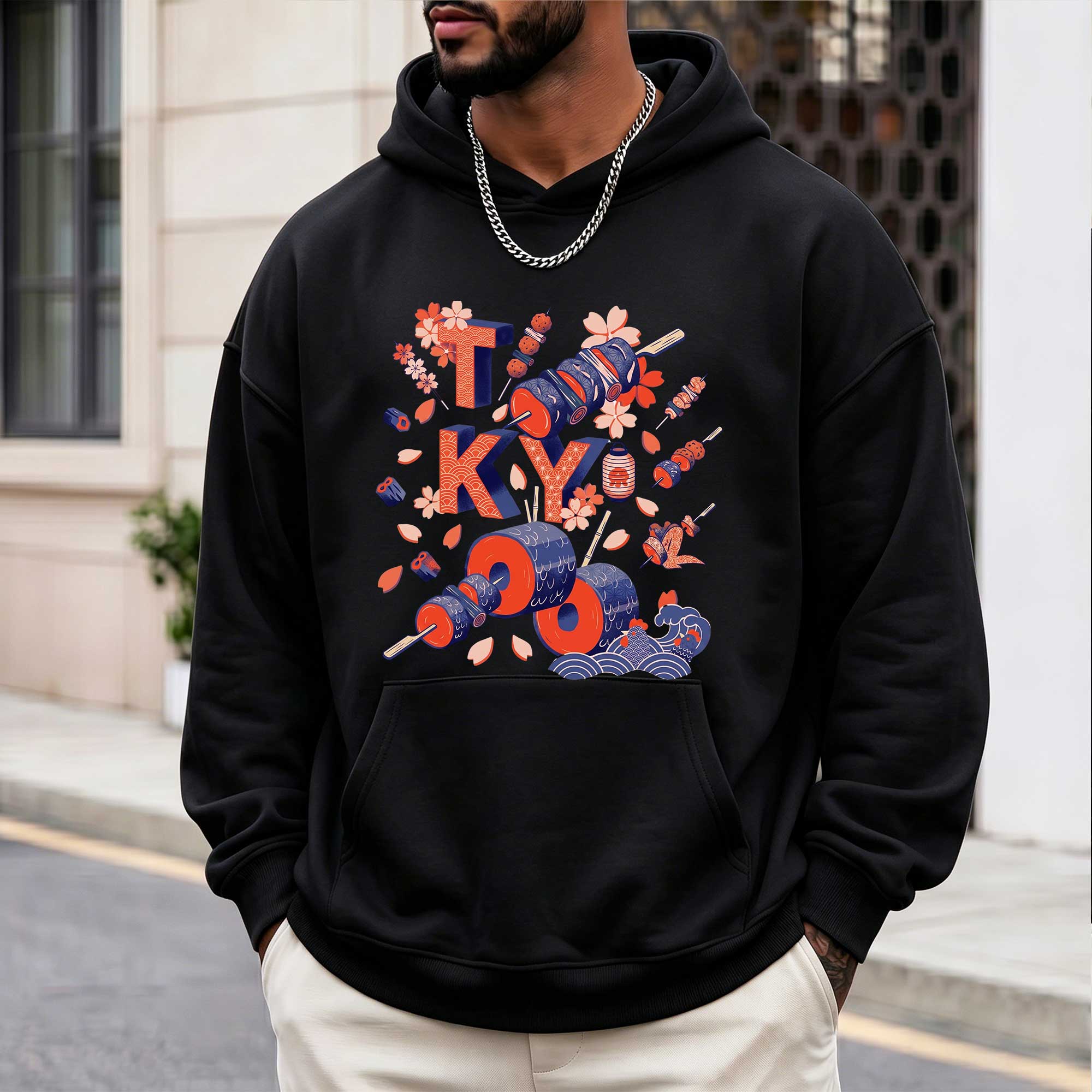 Tokyo Food Graphic Hoodie