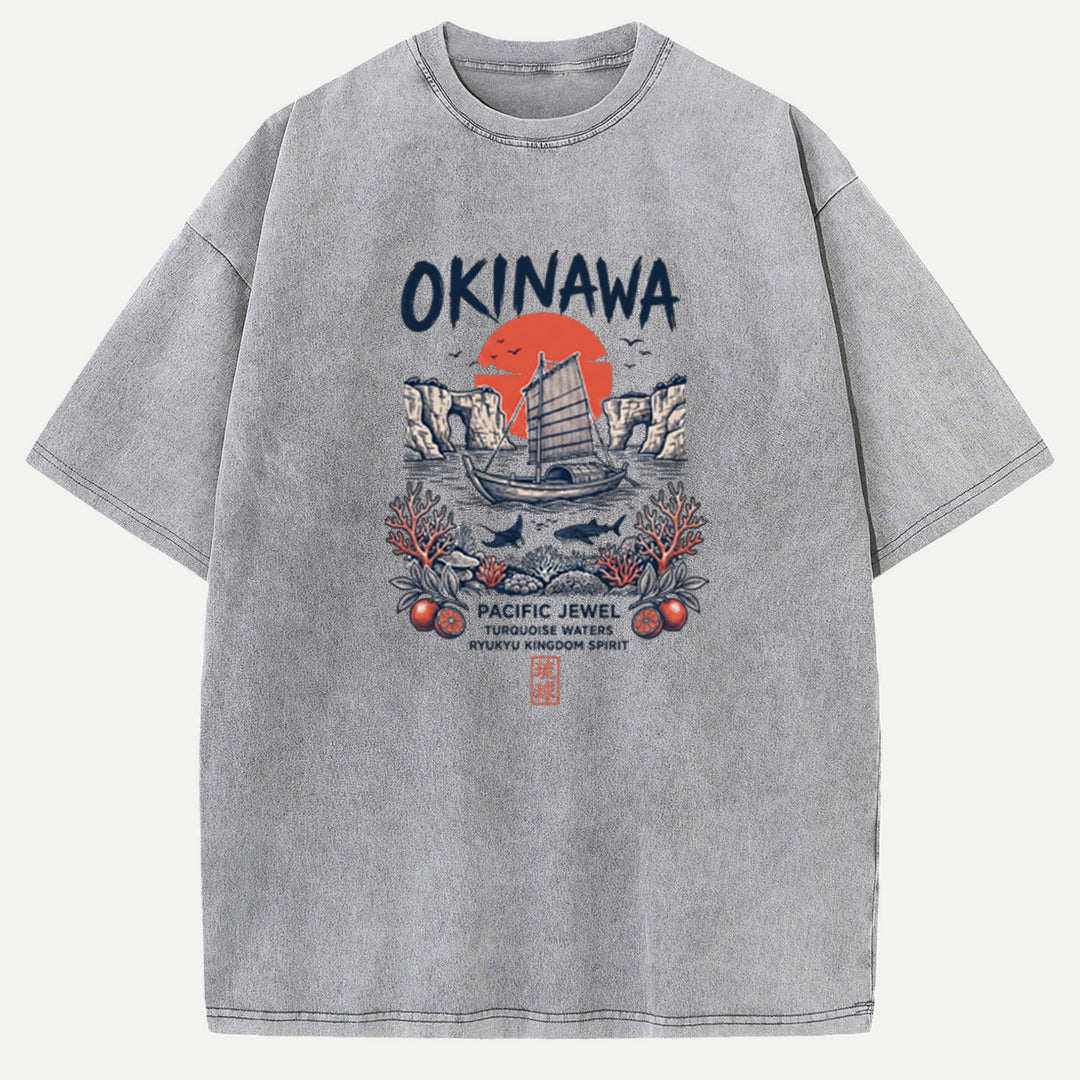 Okinawa Japan Graphic Vintage T-Shirt
