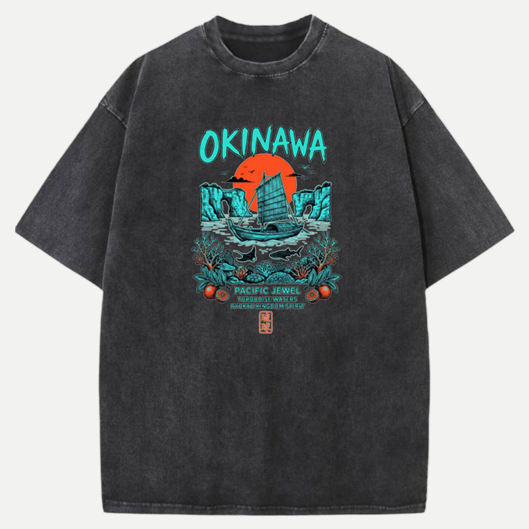 Okinawa Japan Graphic Vintage T-Shirt