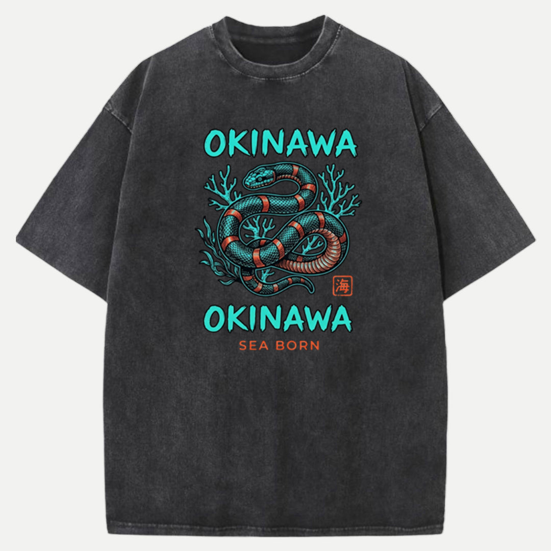 Okinawa Sea Snake vintage T-Shirt