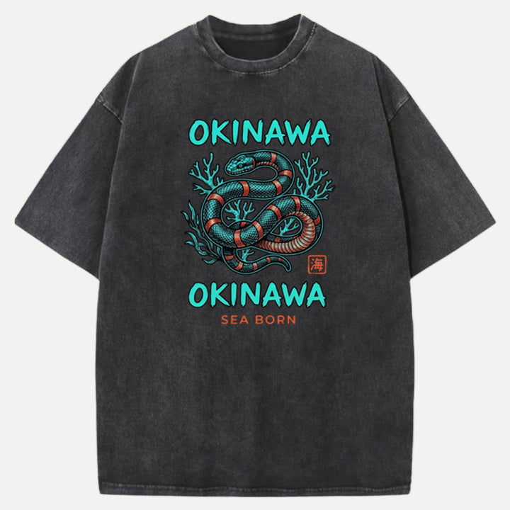 Okinawa Sea Snake vintage T-Shirt