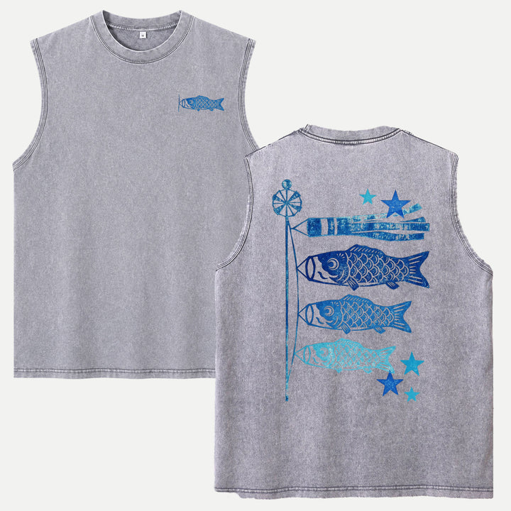 Japanese Koinobori Carp Streamer Graphic T-Shirt
