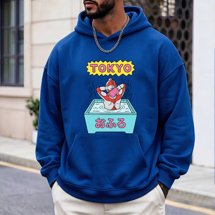 Tokyo Bath Graphic Hoodie – Japanese Pop Art Sweatshirt