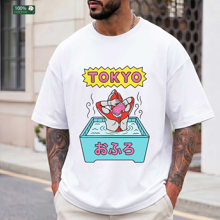 Tokyo Bath Graphic T-Shirt – Japanese Pop Art Tee