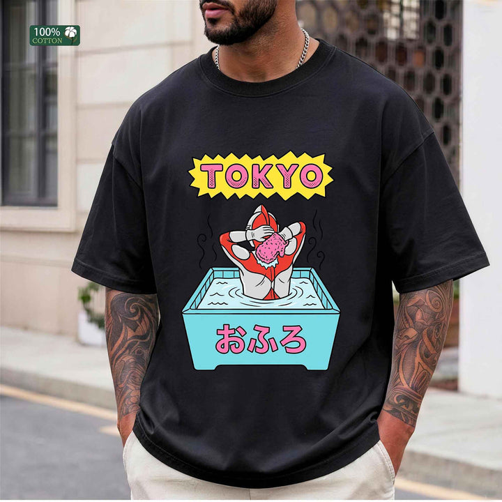 Tokyo Bath Graphic T-Shirt – Japanese Pop Art Tee