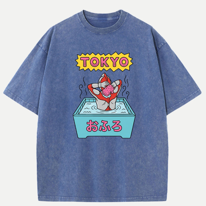 Tokyo Bath Graphic T-Shirt – Japanese Pop Art Tee