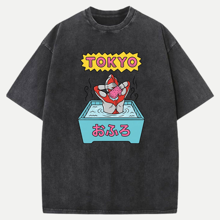 Tokyo Bath Graphic T-Shirt – Japanese Pop Art Tee