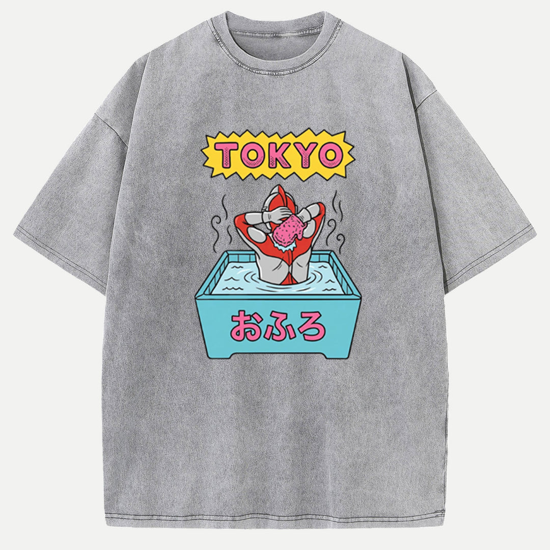 Tokyo Bath Graphic T-Shirt – Japanese Pop Art Tee
