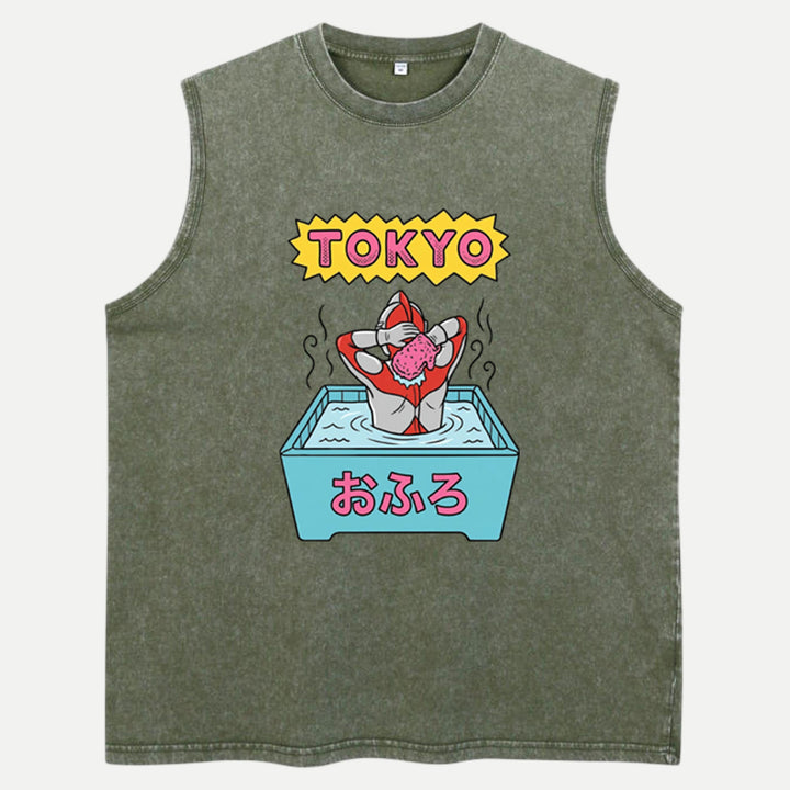 Tokyo Bath Graphic T-Shirt – Japanese Pop Art Tee