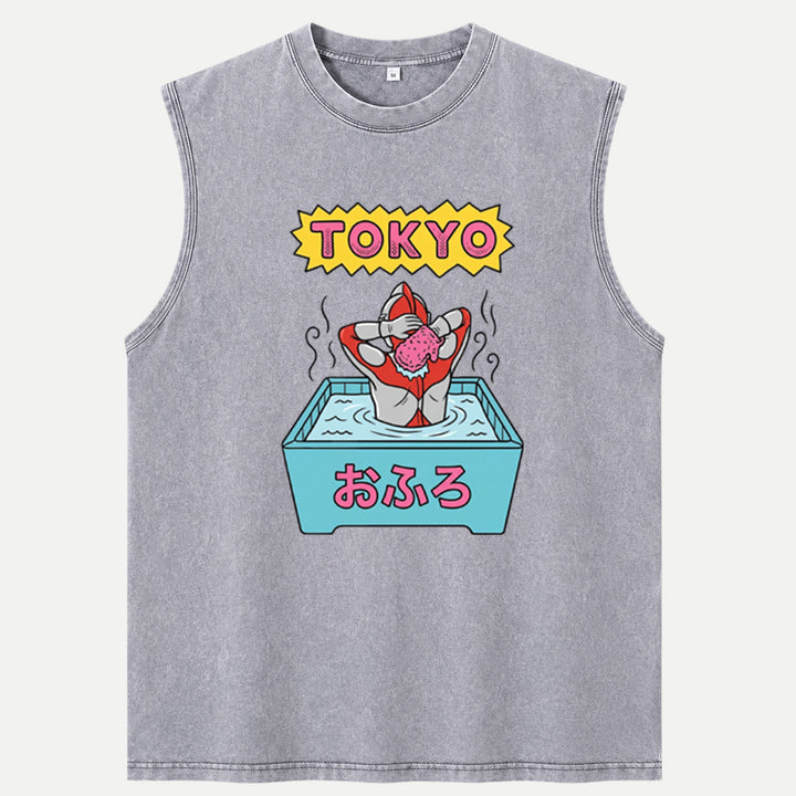 Tokyo Bath Graphic T-Shirt – Japanese Pop Art Tee