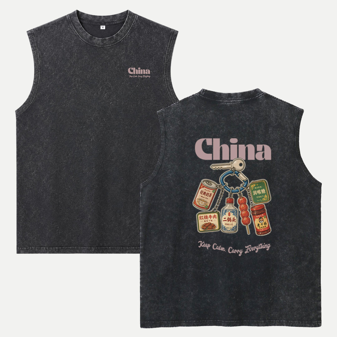 China Snack Keychain T-Shirt