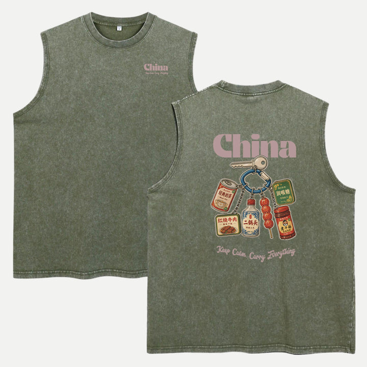 China Snack Keychain T-Shirt