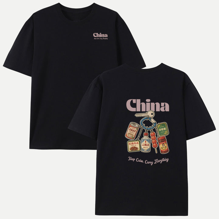 China Snack Keychain T-Shirt