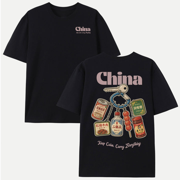China Snack Keychain T-Shirt