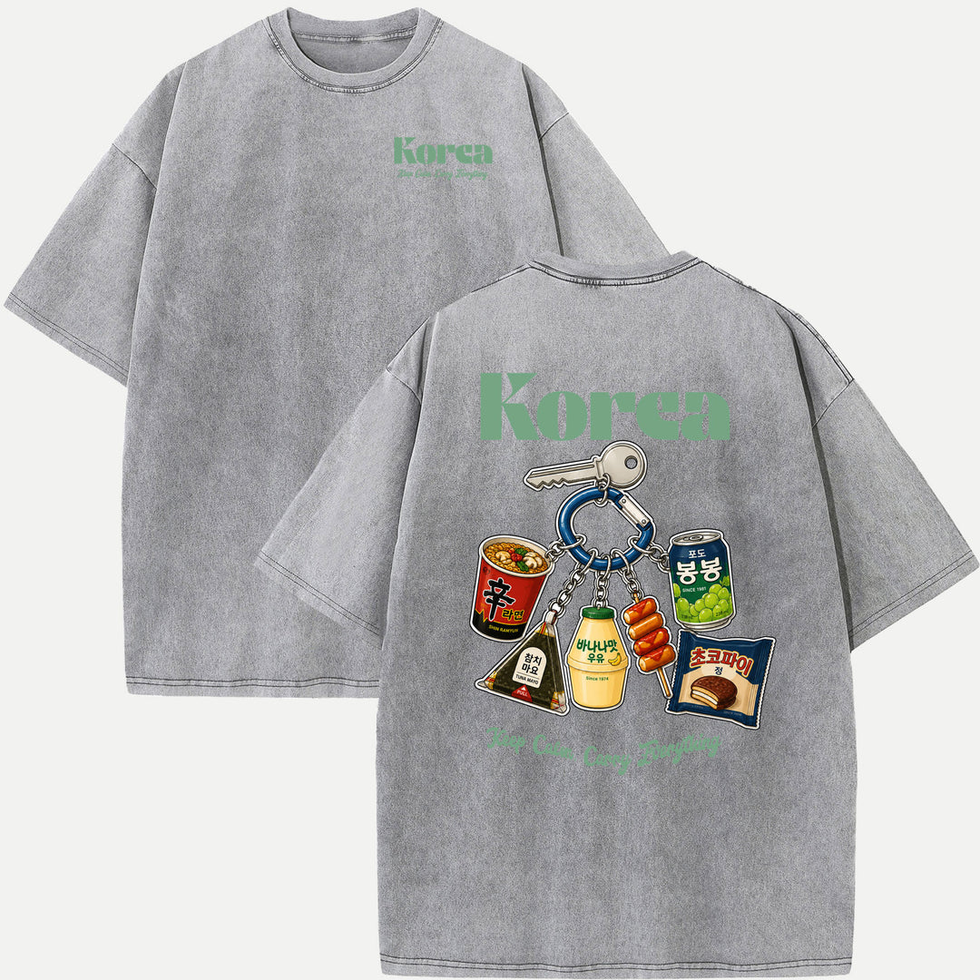 Korea Snack Keychain T-Shirt