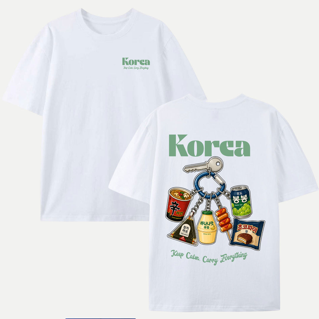 Korea Snack Keychain T-Shirt
