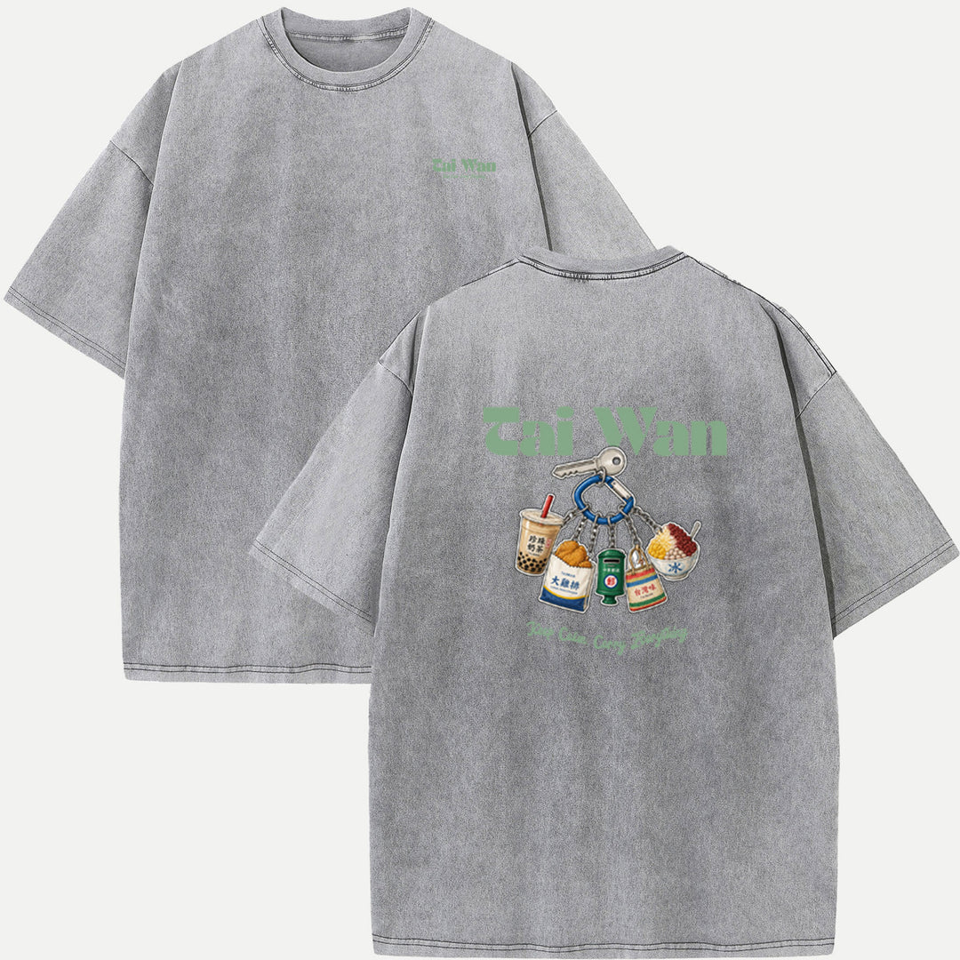Taiwan Snack Keychain T-Shirt