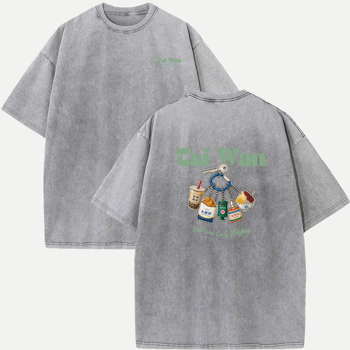 Taiwan Snack Keychain T-Shirt