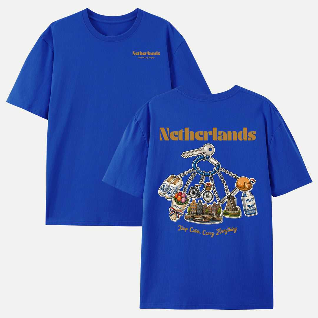 Netherlands Souvenir Keychain T-Shirt