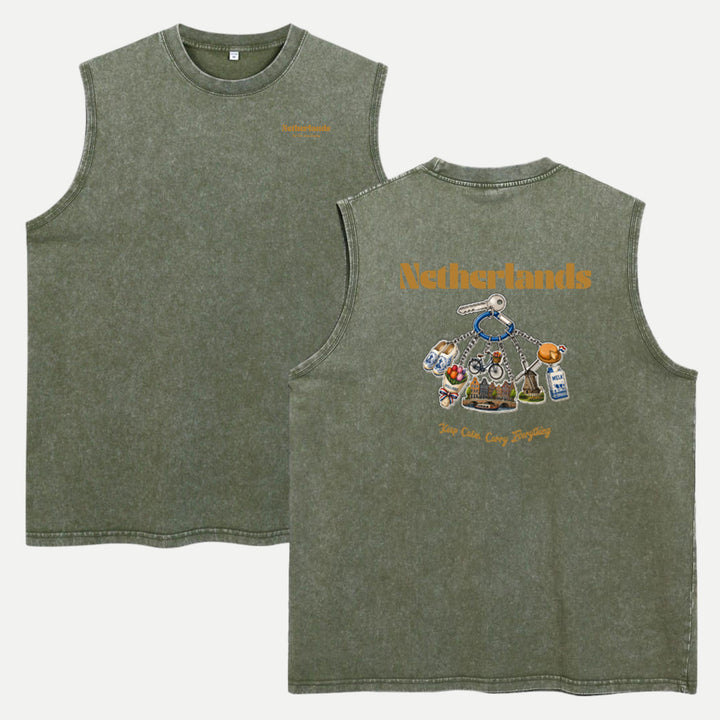 Netherlands Souvenir Keychain T-Shirt