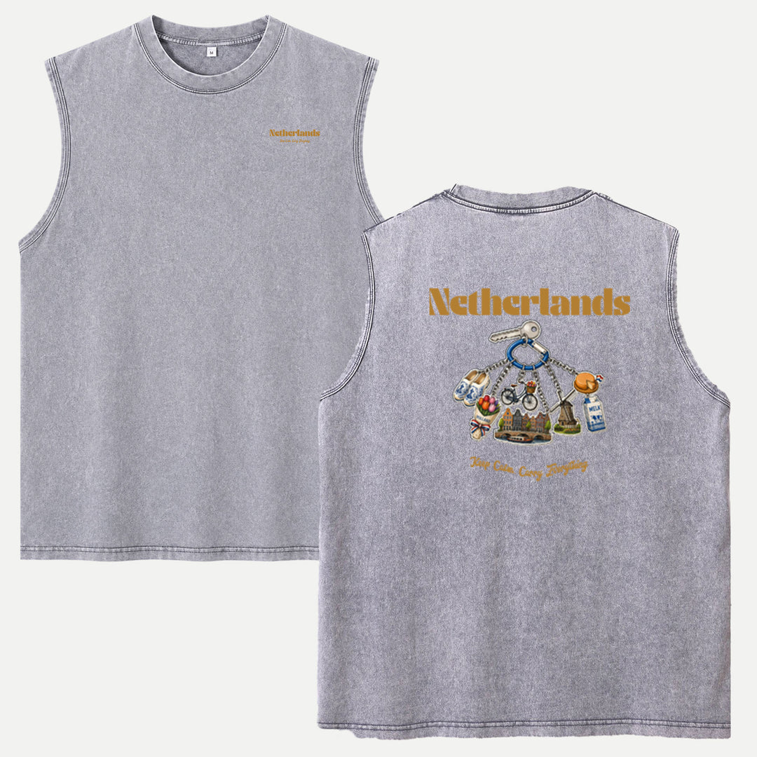 Netherlands Souvenir Keychain T-Shirt