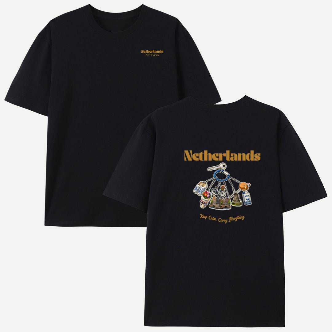 Netherlands Souvenir Keychain T-Shirt